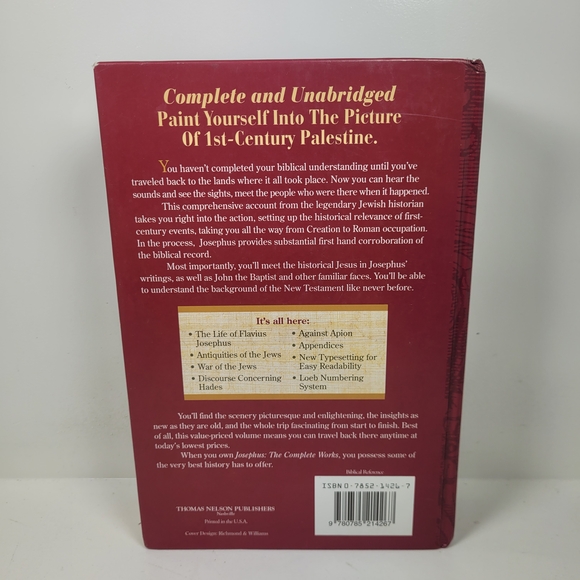 Josephus The Complete Works Book - Picture 4 of 8